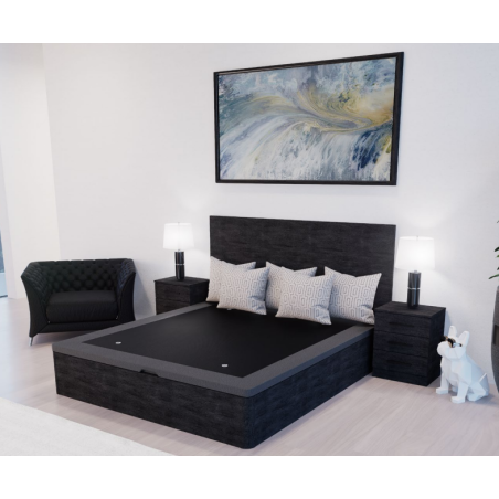 CANAPE DE MADERA GRAN CAPACIDAD