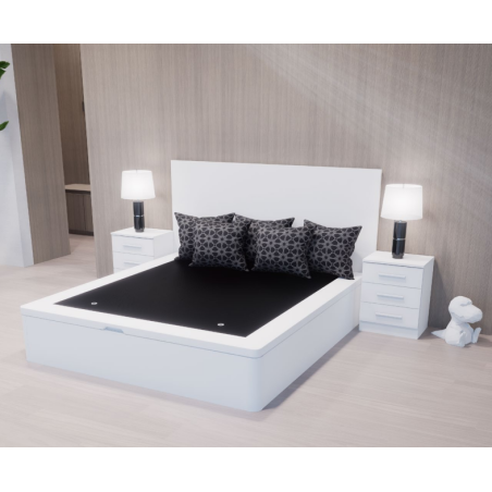 CANAPE DE MADERA GRAN CAPACIDAD